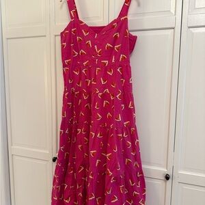 Pink Watermelon Print Maxi Dress